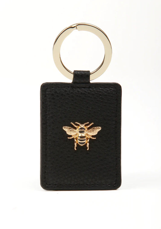 Bee Keyring Black