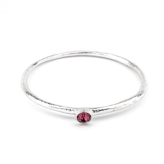 Luna London Pewter Bangle Rose