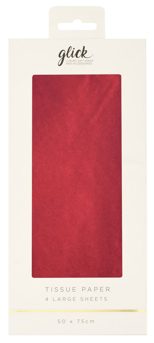 Plain Tissue Pack Red