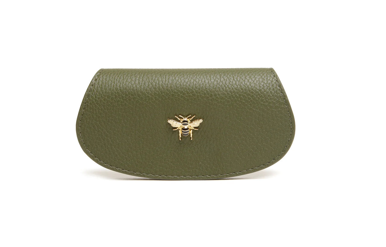 Alice Wheeler Glasses Case Olive