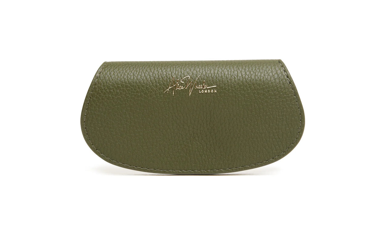 Alice Wheeler Glasses Case Olive