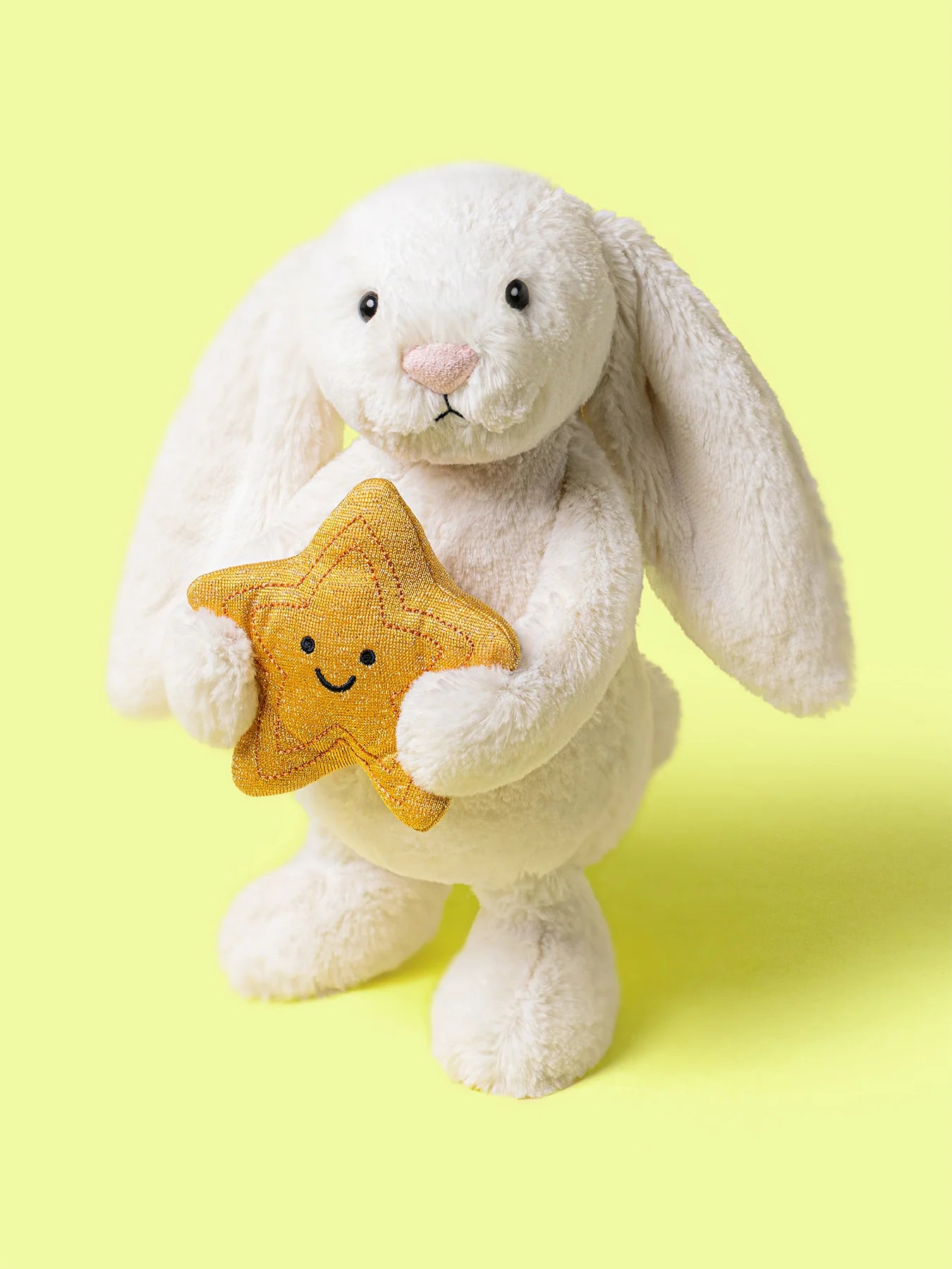 Cream Bunny With Star