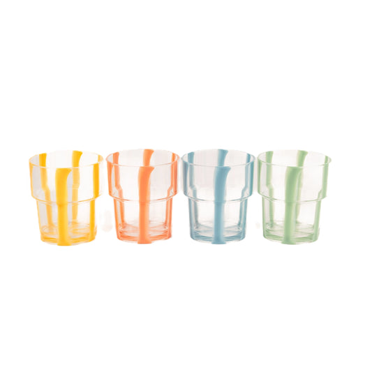 Portofino Stripe Stacking Tumblers (set of 4)