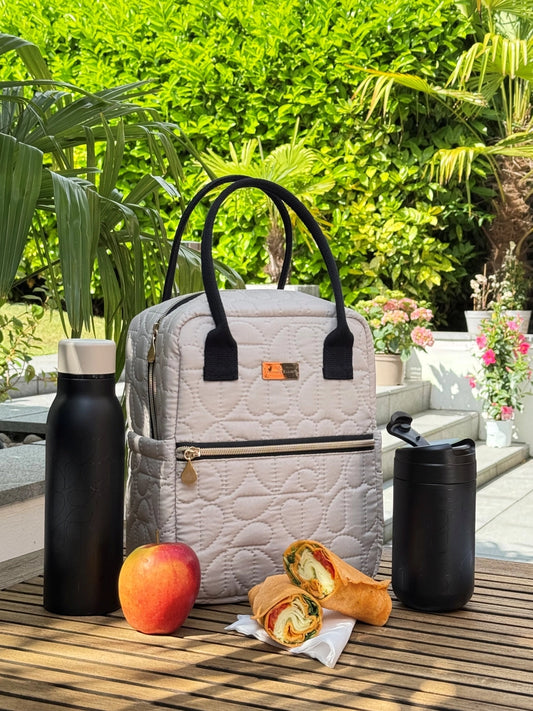 Oxford Insulated Lunch Bag Pebble