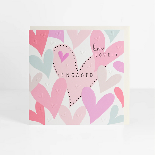 How Lovely Engagement Greetings Card