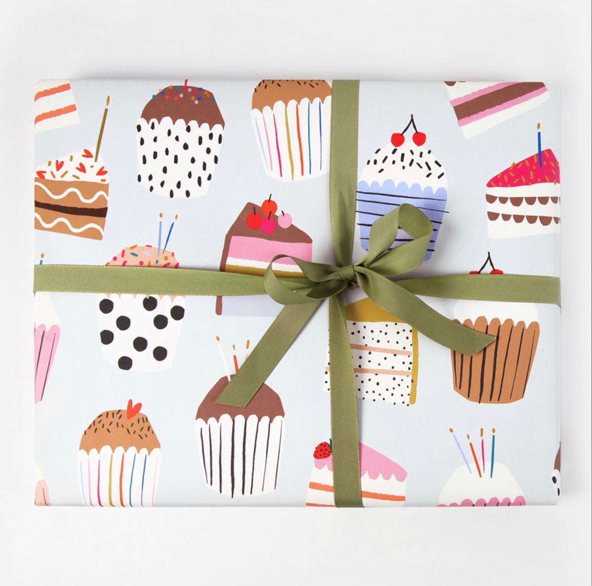 Rainbow Cupcakes Gift Wrap
