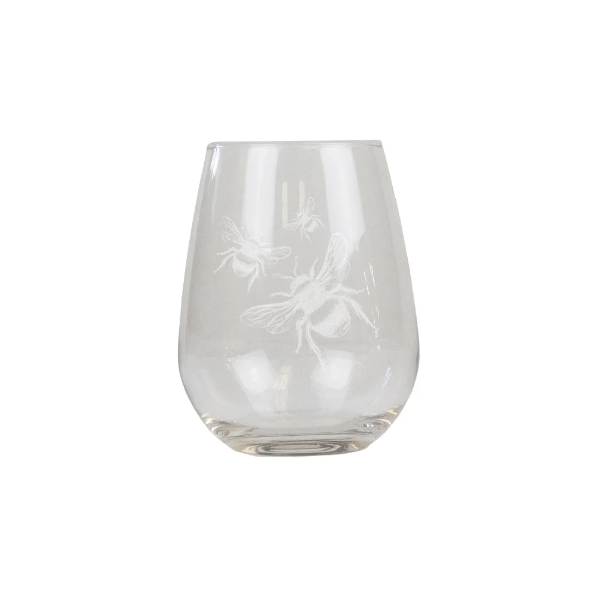 Bee Stemless Glass