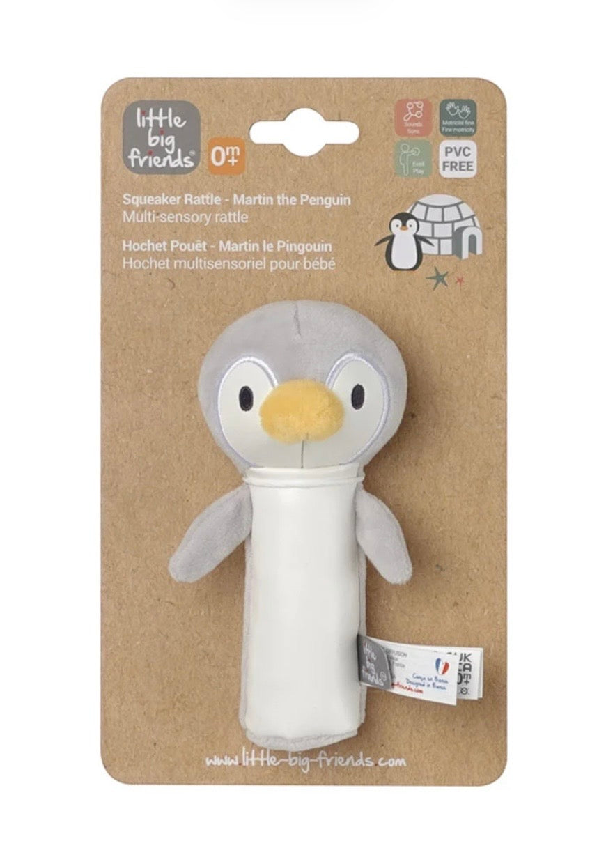 Martin Penguin Squeaker Toy