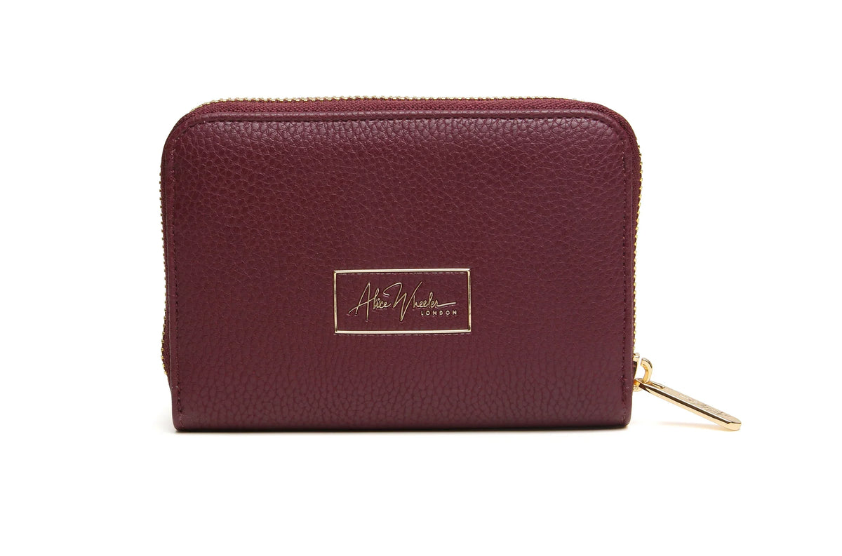 Alice Wheeler Bromley Bee Purse Berry
