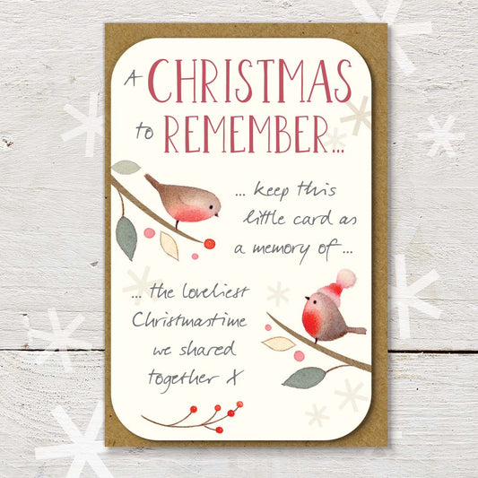 Little Keepsake Card A Christmas To Remember