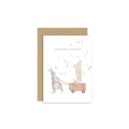 1st Birthday Greetings Card