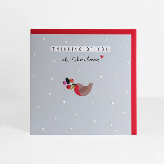 Thinking Of You Christmas Greetings Card