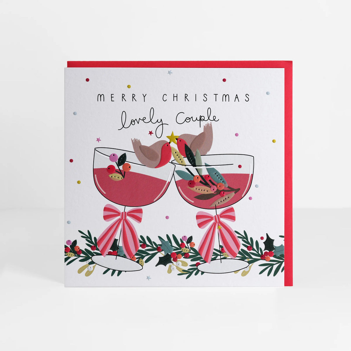 Special Couple Christmas Greetings Card