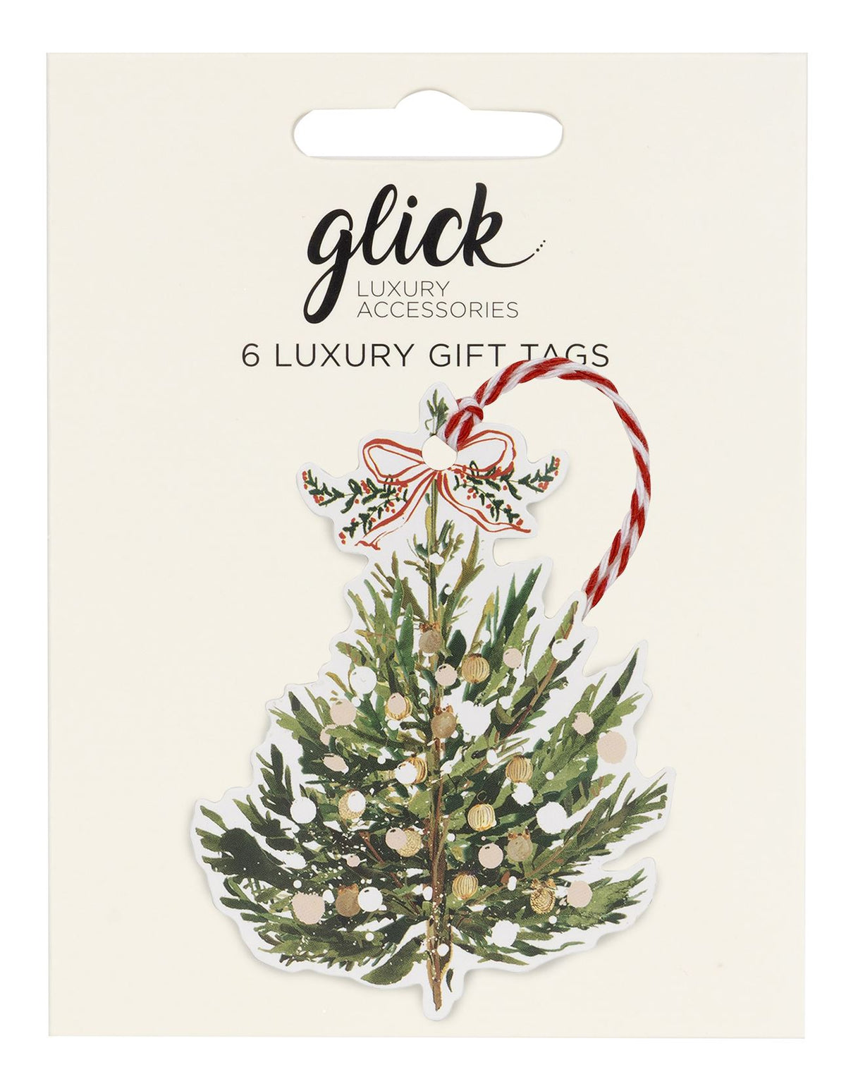 Spruce Tree Christmas Gift Tags (pack of 6)