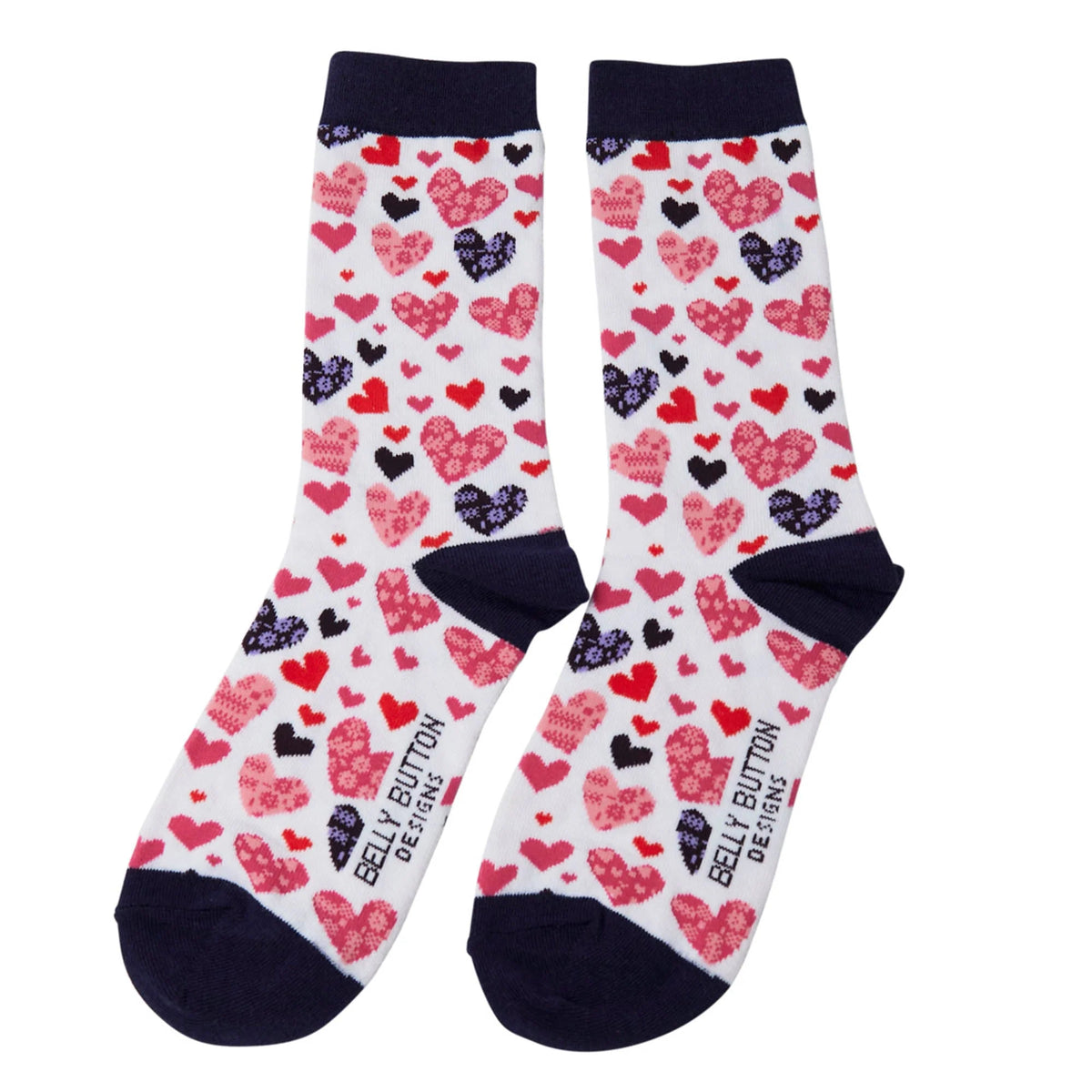 Tapestry Hearts Bamboo Ankle Socks