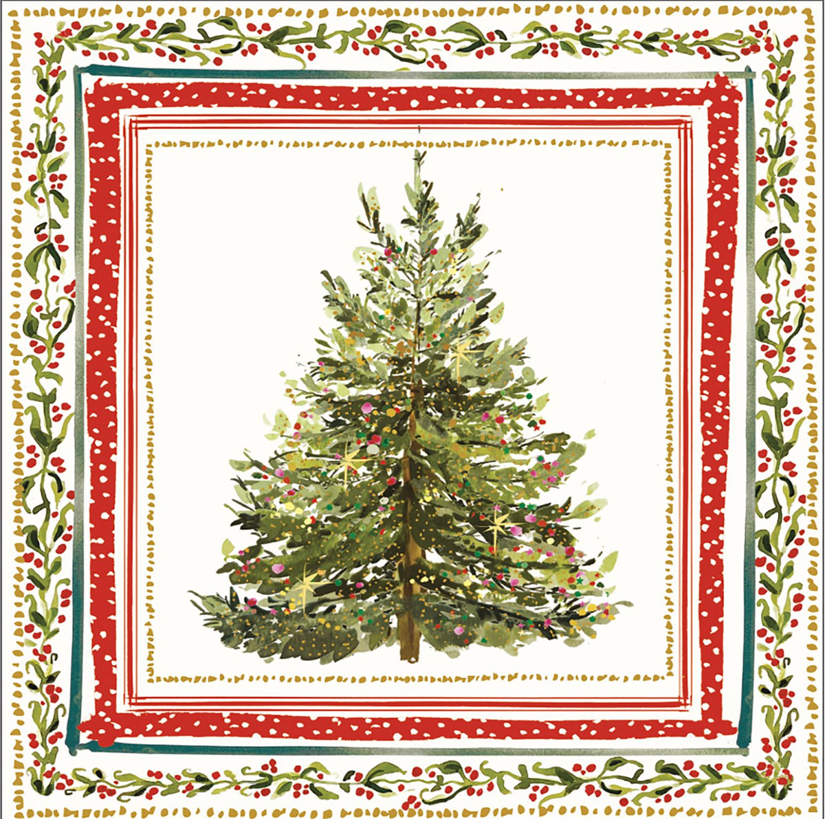 Christmas Tree Napkins