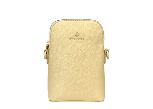 Crossbody Cell Phone Bag Misted Yellow
