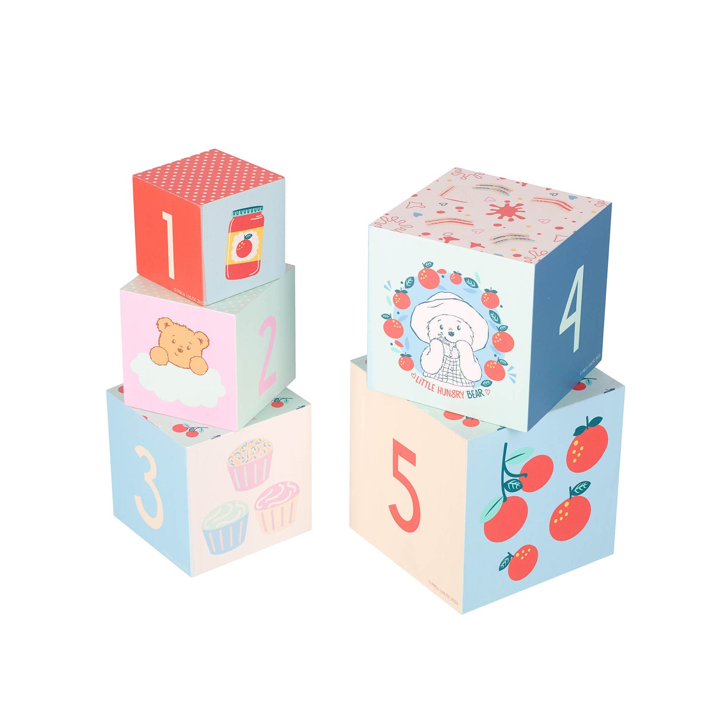 Paddington Wooden Stacking Cubes