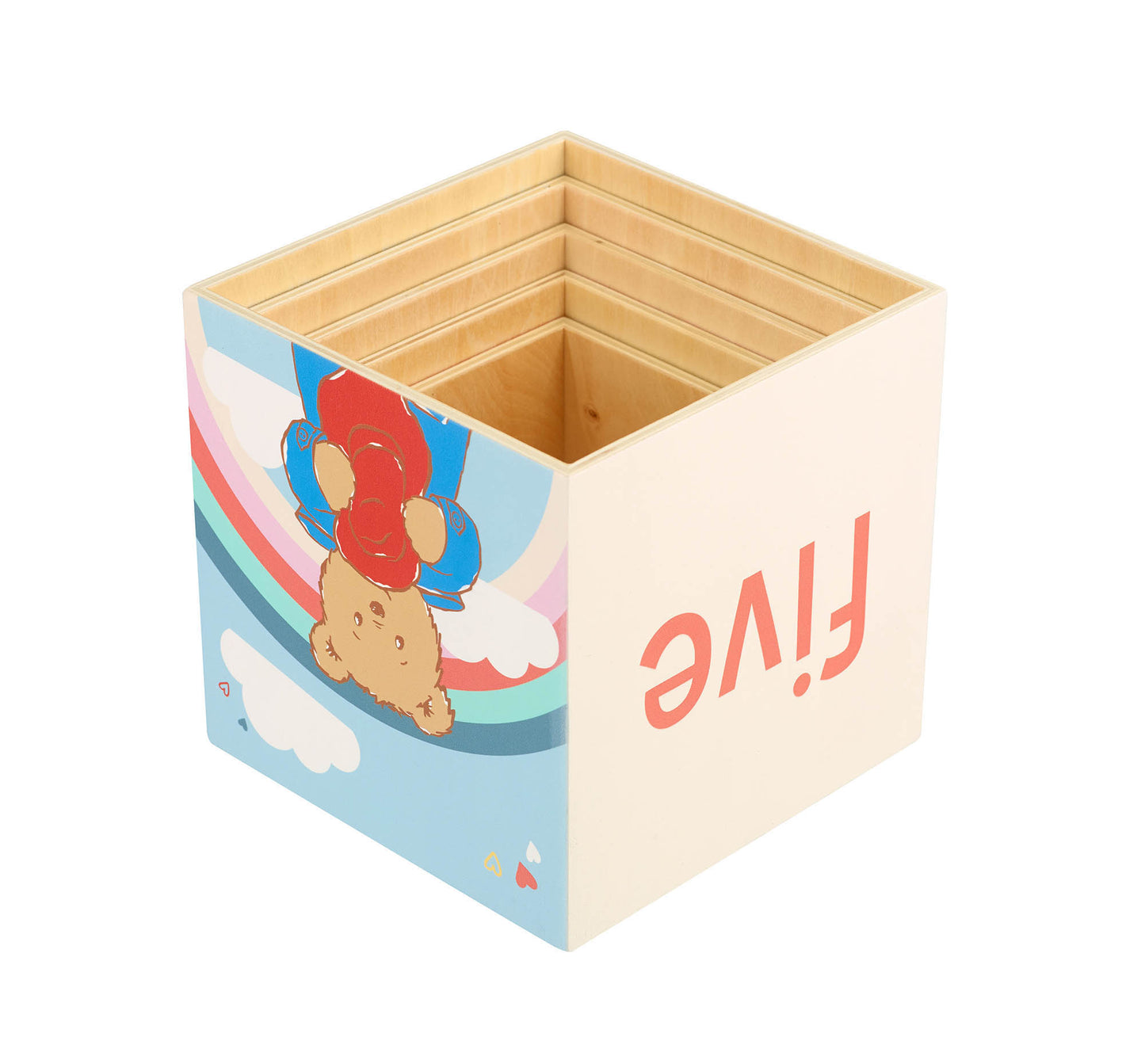 Paddington Wooden Stacking Cubes