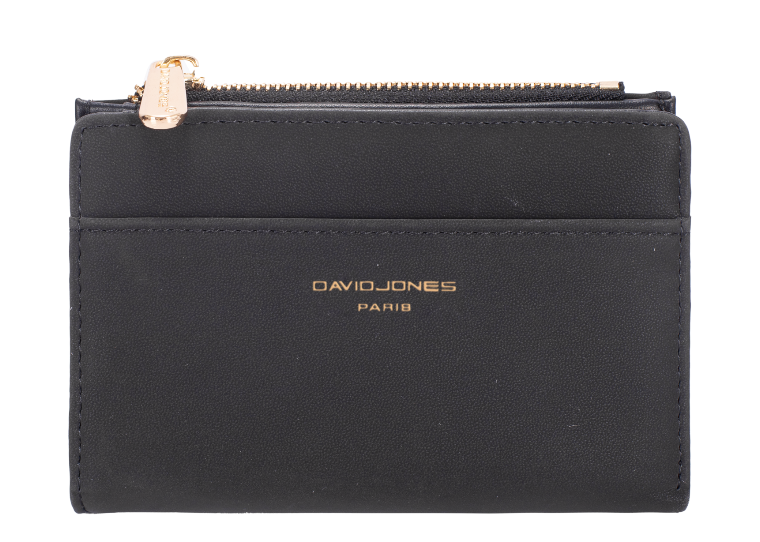 David Jones Soft Touch Small Purse Black