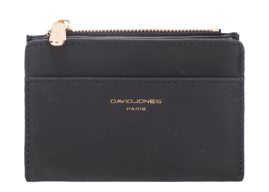 David Jones Soft Touch Small Purse Black