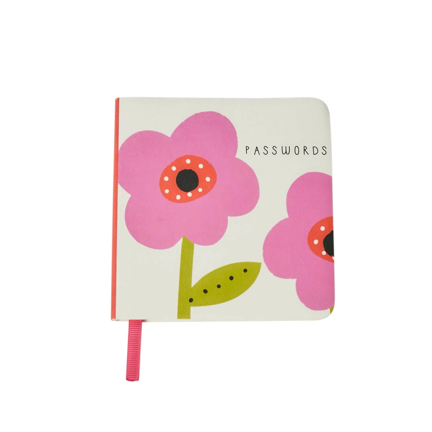 Mauve Flower Password Book
