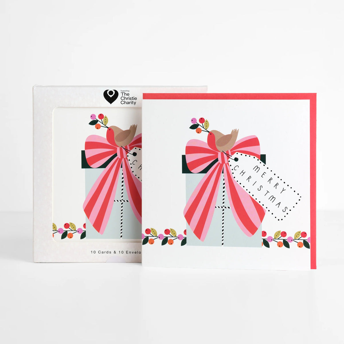 Present Design Pack of 10 Charity Christmas Cards