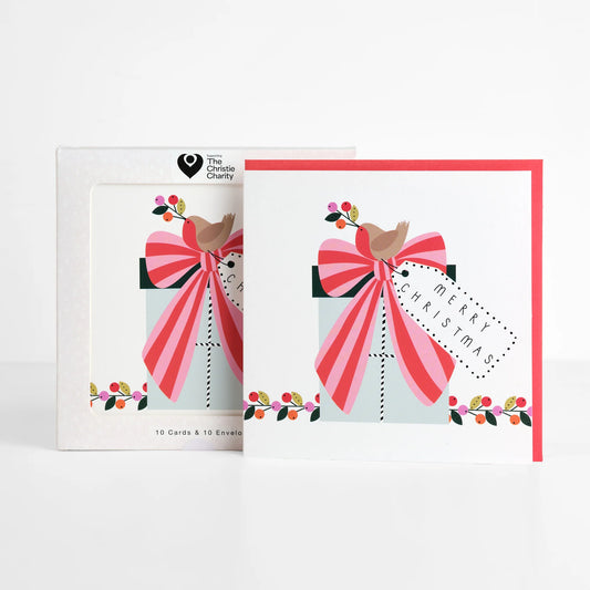Present Design Pack of 10 Charity Christmas Cards