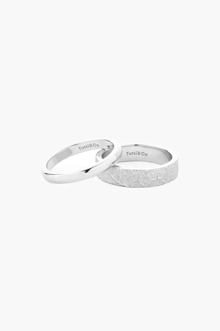 Joy Dual Band Ring Silver