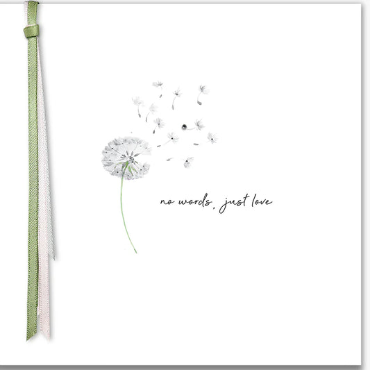No Words Just Love Greetings Card