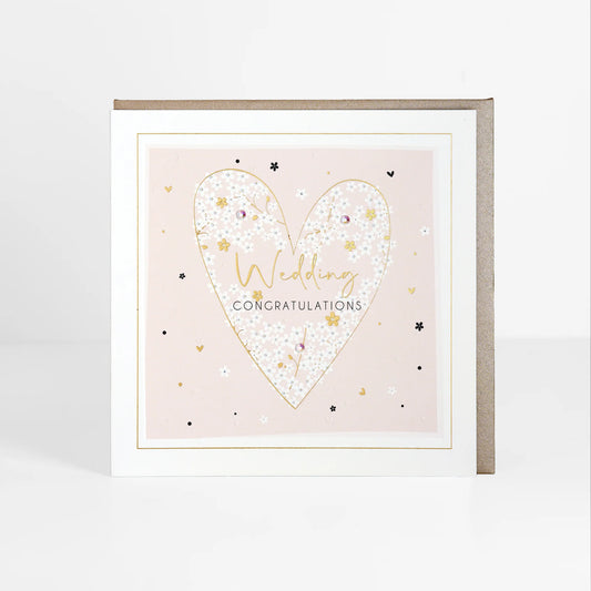 Wedding Congratulations Greetings Card