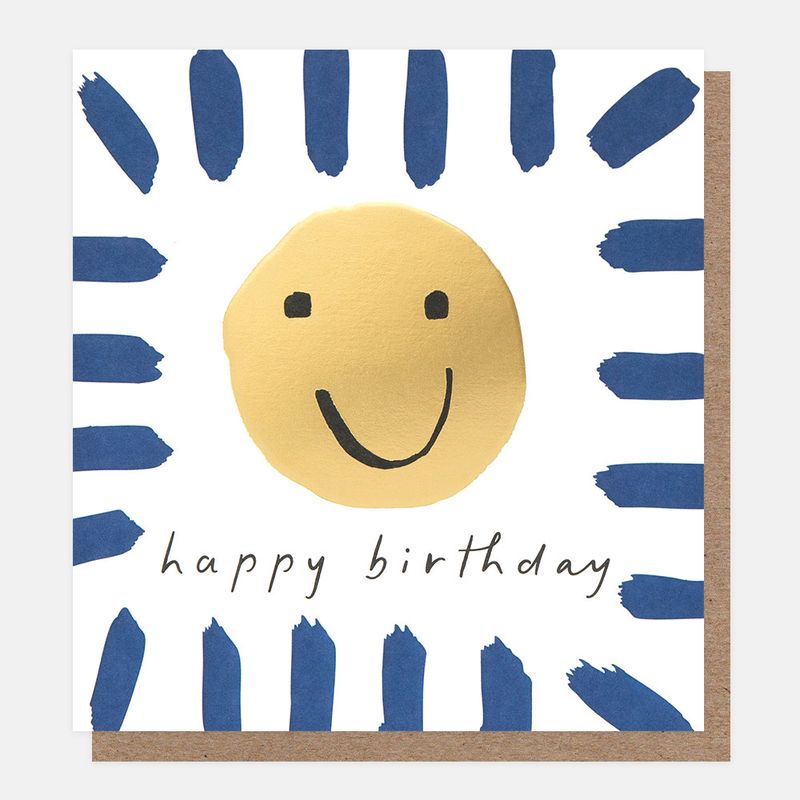 Happy Birthday Smiley Greetings Card