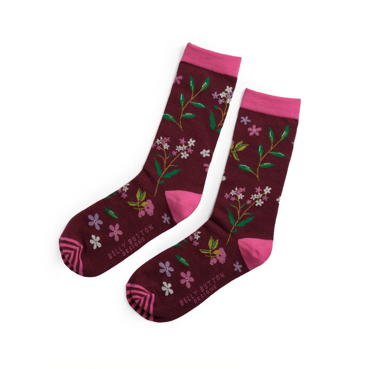 Fig & Foliage Bamboo Ankle Socks