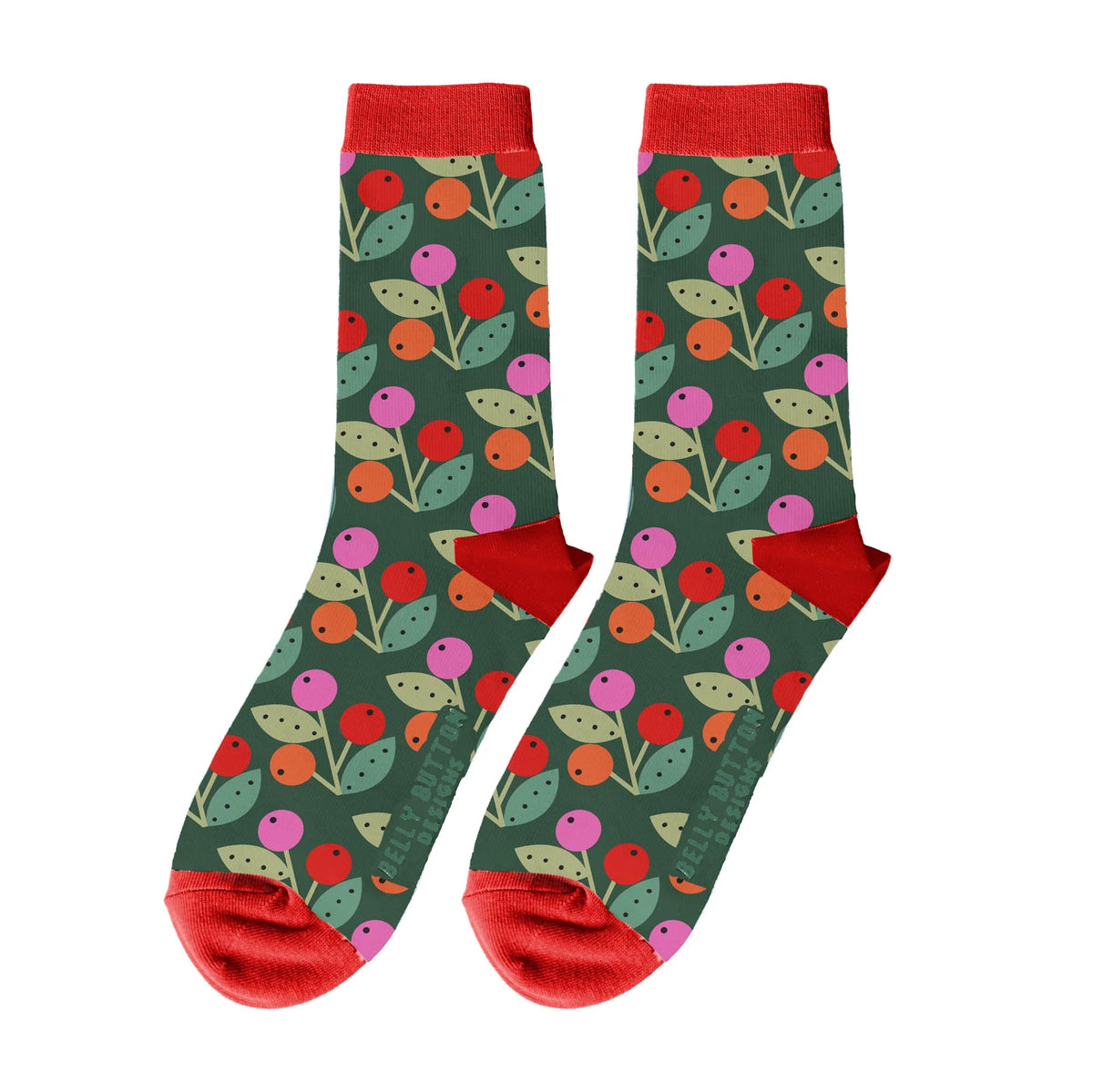 Mabel Sprig Bamboo Ankle Socks