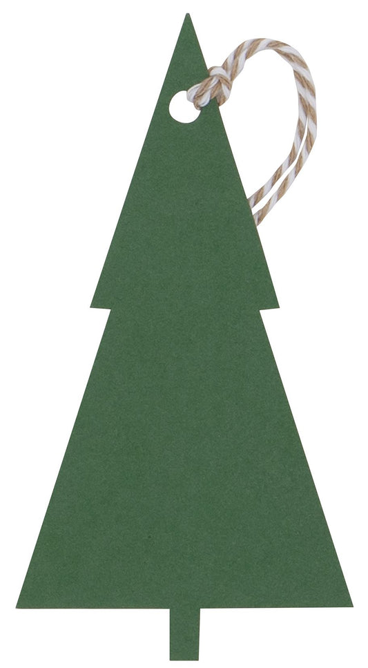 Green Tree Christmas Gift Tags (pack of 6)