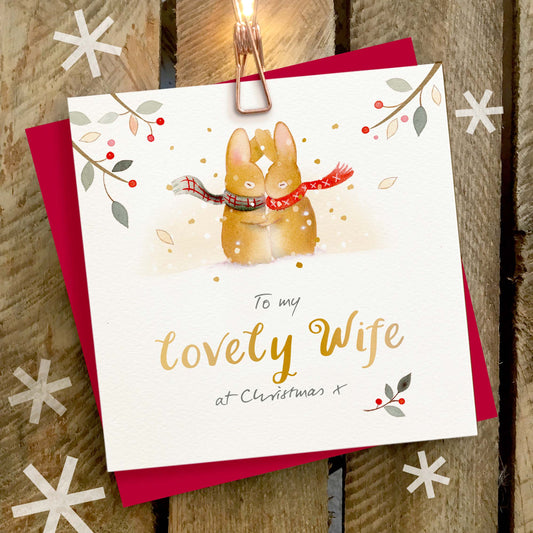 Wife Christmas Greetings Card