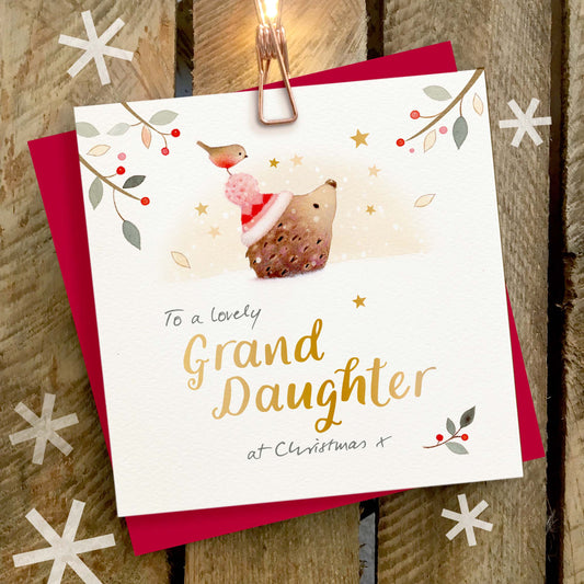 Granddaughter Christmas Greetings Card