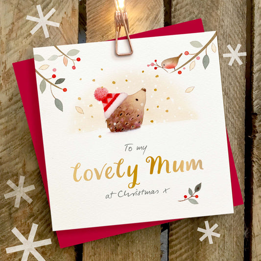Lovely Mum Christmas Greetings Card