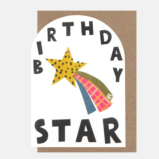 Birthday Star Greetings Card