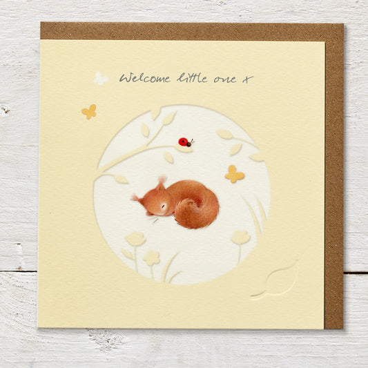 Welcome Little One Greetings Card