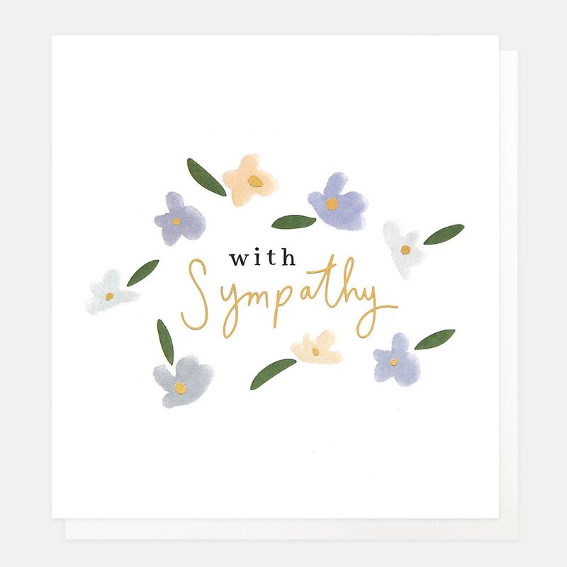 With Sympathy Greetings Card