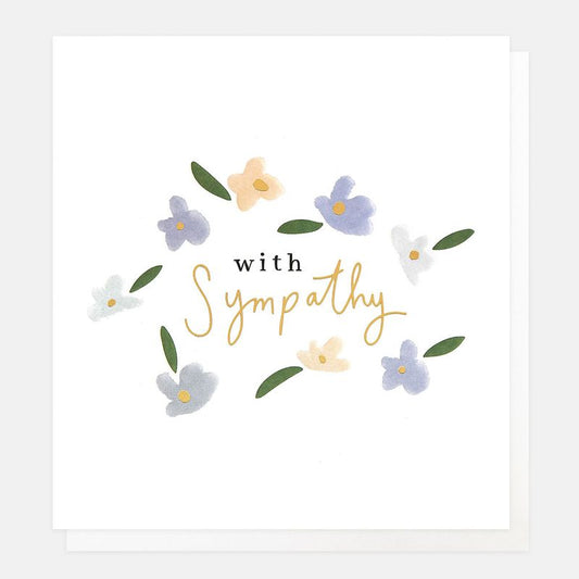 With Sympathy Greetings Card