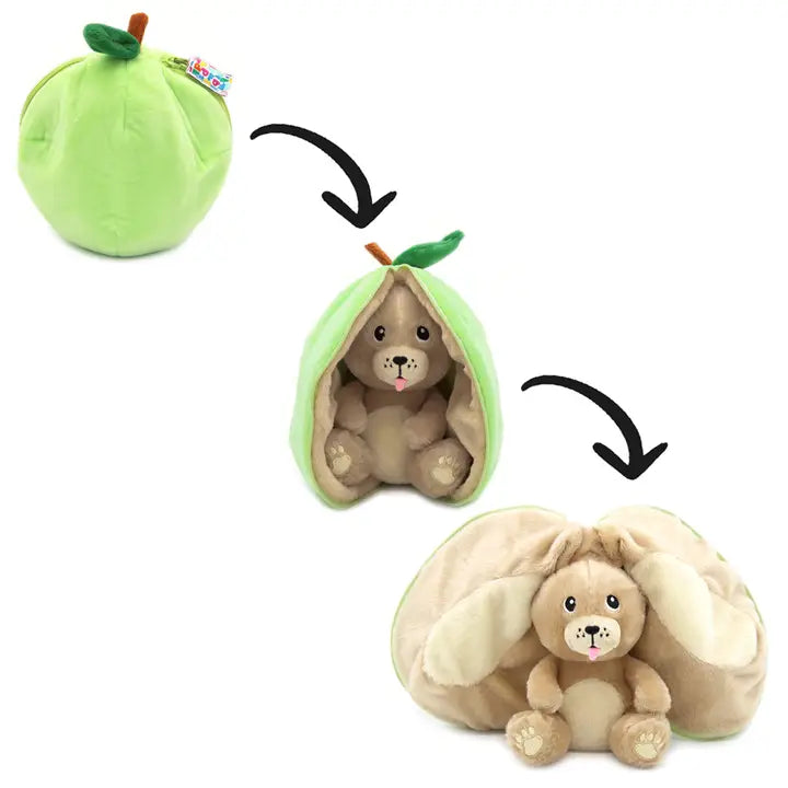 Flipetz Crocket the Dog/Apple 2-in-1