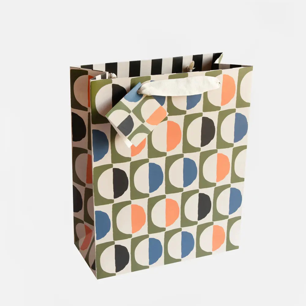 Circle Geo Large Gift Bag