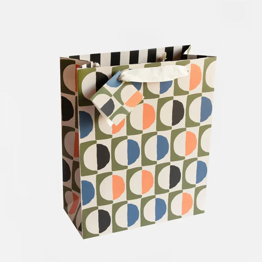 Circle Geo Large Gift Bag