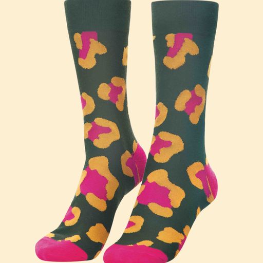 Mens Leopard print Socks
