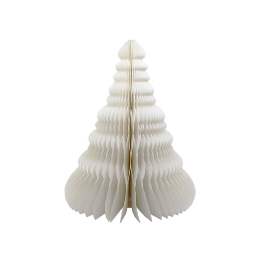 White Honeycomb Paper Tree Standing Table Decoration 50cm