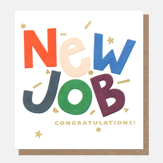 Congratulations New Job Greetings Card