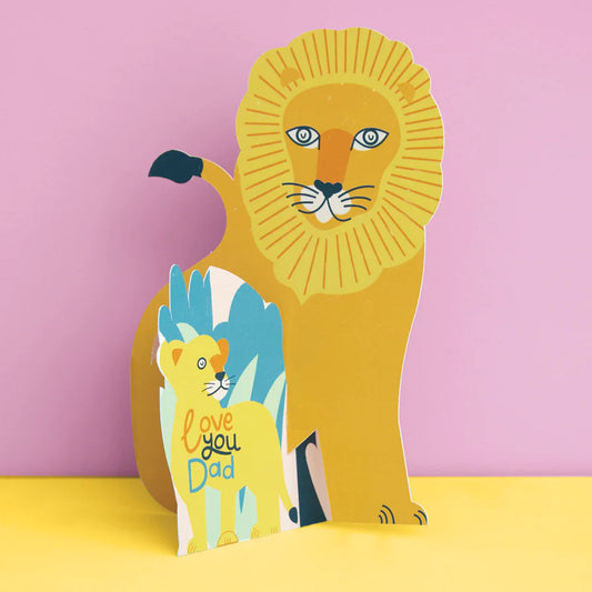 3D Fold-out Love You Dad Greetings Card