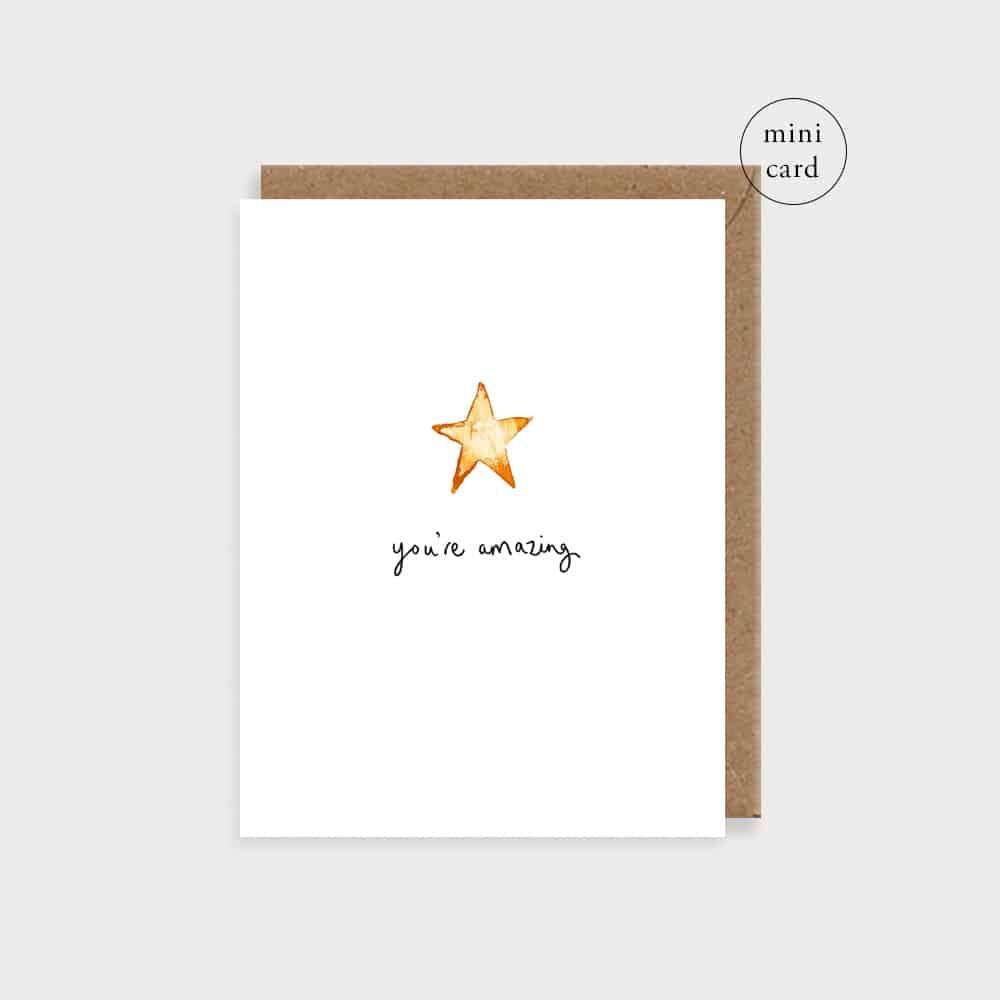 Star You’re Amazing Greetings Card